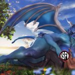Fantasy Concept Art - Dragoness Aurela and Alex The Bard 2